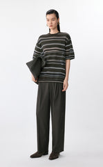 Sweater / JNBY Loose Pullover Short Sleeve Knit