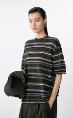 Sweater / JNBY Loose Pullover Short Sleeve Knit