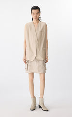 Vest / JNBY Wool-Silk Longline Vest