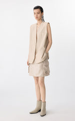 Vest / JNBY Wool-Silk Longline Vest