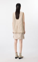 Vest / JNBY Wool-Silk Longline Vest