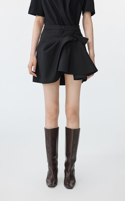 Skirt / JNBY A-Line Wool Blend Mini Skirt