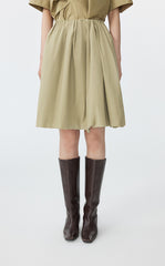 Skirt / JNBY A-Line Cotton Blend Mini Skirt