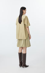 Skirt / JNBY A-Line Cotton Blend Mini Skirt