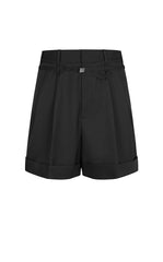 Pants / JNBY Wide-Legged Cuffed Tailored Shorts