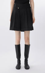 Pants / JNBY Wide-Legged Cuffed Tailored Shorts