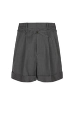 Pants / JNBY Wide-Legged Cuffed Tailored Shorts