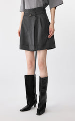 Pants / JNBY Wide-Legged Cuffed Tailored Shorts
