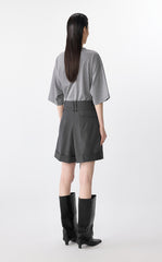 Pants / JNBY Wide-Legged Cuffed Tailored Shorts