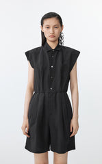 Jumpsuit / JNBY Eco-Friendly Linen Sleeveless Jumpsuit