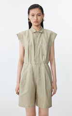 Jumpsuit / JNBY Eco-Friendly Linen Sleeveless Jumpsuit