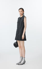 Jumpsuit / JNBY Raw Edge Cotton Sleeveless Jumpsuit