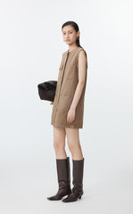 Jumpsuit / JNBY Raw Edge Cotton Sleeveless Jumpsuit