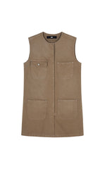 Jumpsuit / JNBY Raw Edge Cotton Sleeveless Jumpsuit