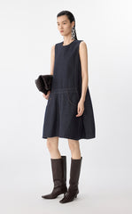 Dress / JNBY Sleeveless Cotton Shift Dress