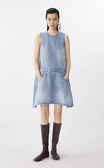 Dress / JNBY Sleeveless Cotton Shift Dress