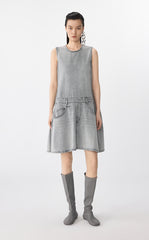 Dress / JNBY Sleeveless Cotton Shift Dress