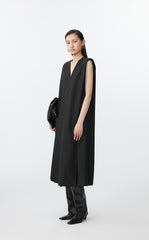 Dress / JNBY A-Line Sleeveless Wool Blend Dress