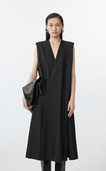 Dress / JNBY A-Line Sleeveless Wool Blend Dress
