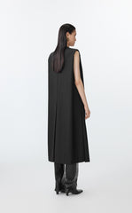 Dress / JNBY A-Line Sleeveless Wool Blend Dress