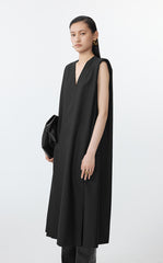 Dress / JNBY A-Line Sleeveless Wool Blend Dress