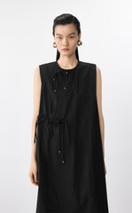 Dress / JNBY Oversized Dress with Chinese Button Closure