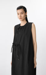 Dress / JNBY Oversized Dress with Chinese Button Closure