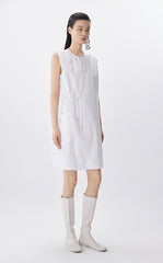 Dress / JNBY Oversized Dress with Chinese Button Closure