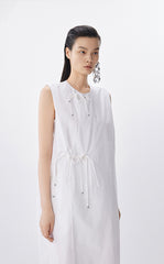 Dress / JNBY Oversized Dress with Chinese Button Closure