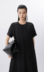 Dress / JNBY Silk A-Line Short Sleeve Dress