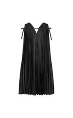 Dress / JNBY Pleated Satin A-Line Dress