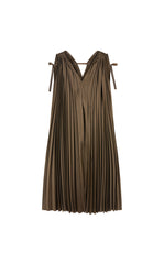 Dress / JNBY Pleated Satin A-Line Dress