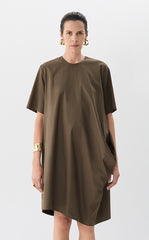 Dress / JNBY Irregular Urban Short Sleeve Dress