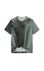 T-shirt / JNBY Wrinkled Print Cotton Tee