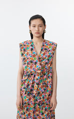 Shirt / JNBY Sleeveless Liberty Floral Shirt