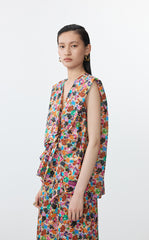 Shirt / JNBY Sleeveless Liberty Floral Shirt