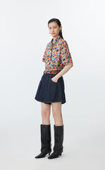 Shirt / JNBY Liberty Floral Short Sleeve Shirt