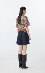 Shirt / JNBY Liberty Floral Short Sleeve Shirt