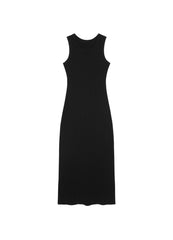Dress / JNBY Sleeveless Rib-Knit S-Curve Dress