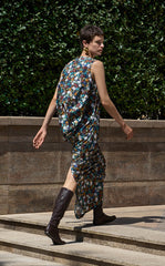 (Top-selling)Dress / JNBY Liberty Cotton Dress with Deconstructed Hem