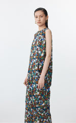 (Top-selling)Dress / JNBY Liberty Cotton Dress with Deconstructed Hem