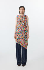 (Top-selling)Dress / JNBY Liberty Cotton Dress with Deconstructed Hem