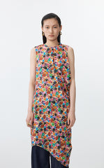 (Top-selling)Dress / JNBY Liberty Cotton Dress with Deconstructed Hem