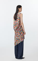 (Top-selling)Dress / JNBY Liberty Cotton Dress with Deconstructed Hem