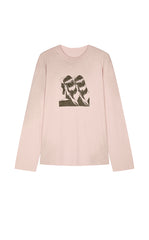 T-shirt / JNBY Black & White Comic Print Cotton Tee