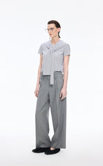 T-Shirt / JNBY Layered Deconstructed Cotton Tee