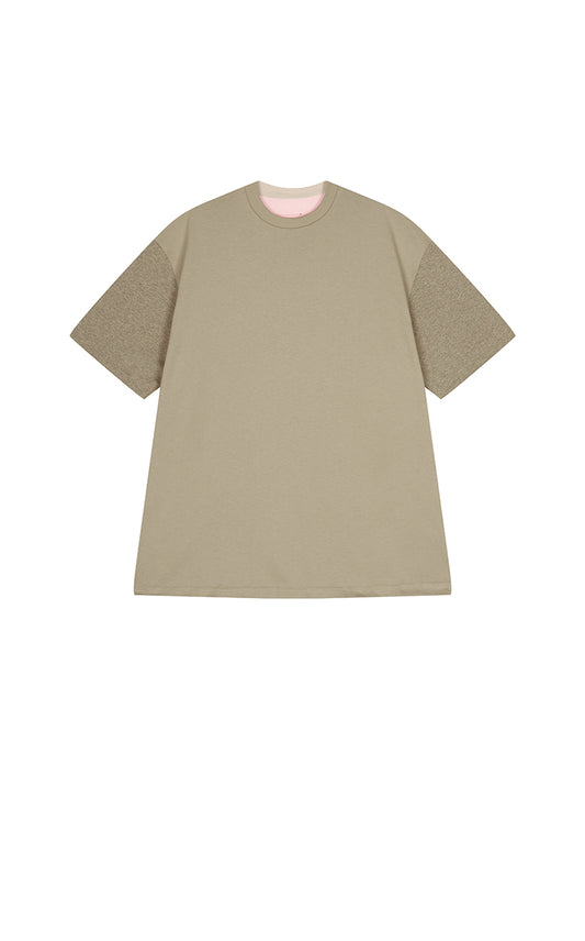 T-shirt / JNBY Colorblock Loose Fit Cotton Tee
