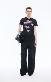 T-shirt / JNBY Animal Graphic Stretch Cotton Tee