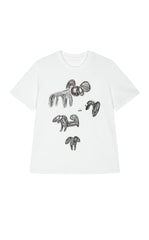 T-shirt / JNBY Animal Graphic Stretch Cotton Tee