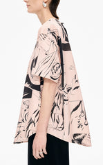 Shirt / JNBY Short-Sleeve Cotton Shirt with Comic Print